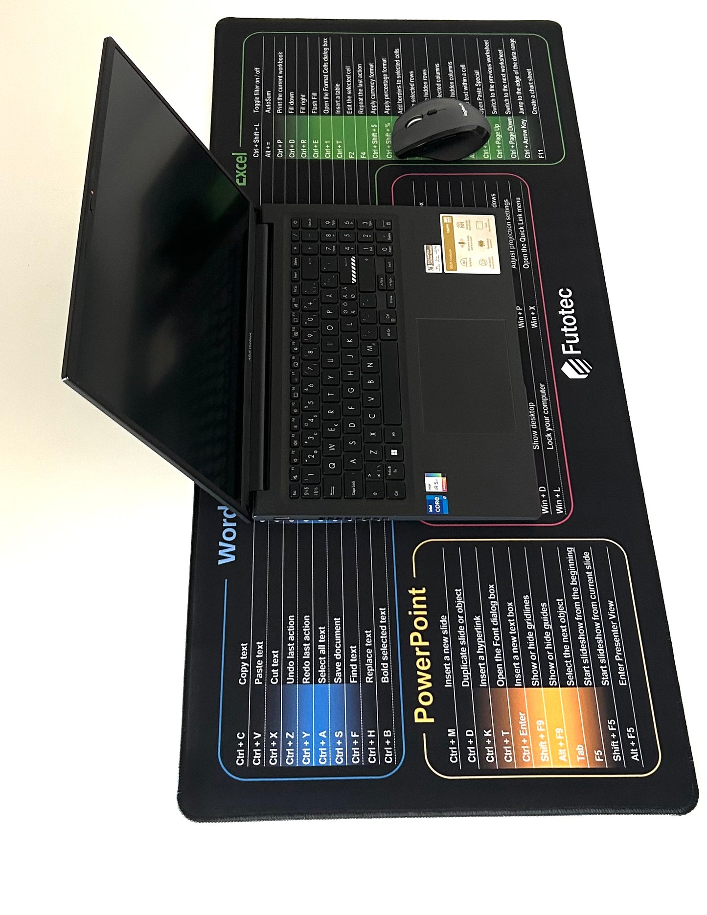 Smart Desk Mat – Office & Windows pikanäppäimet